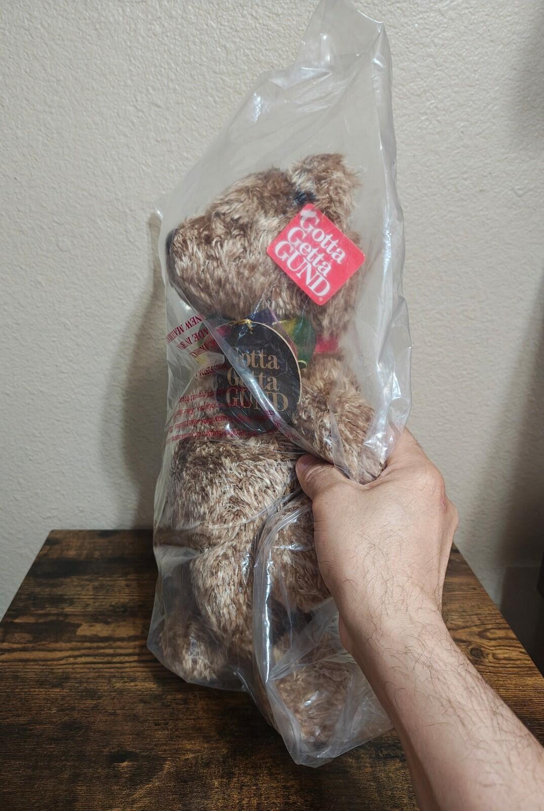 1999 Gotta Getta GUND "Bearessence" Teddy Bear Plush NWT Factory Sealed