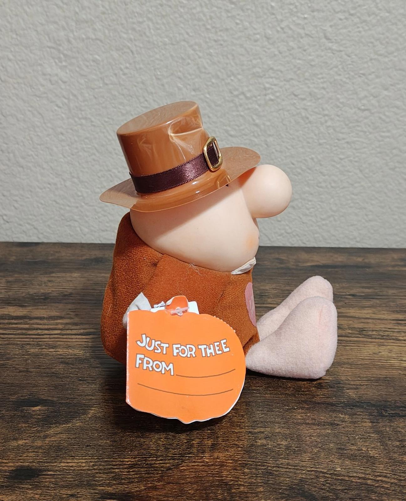 Adorable 1991  Vintage"I Love Thee" 7" Thanksgiving Ziggy Plush