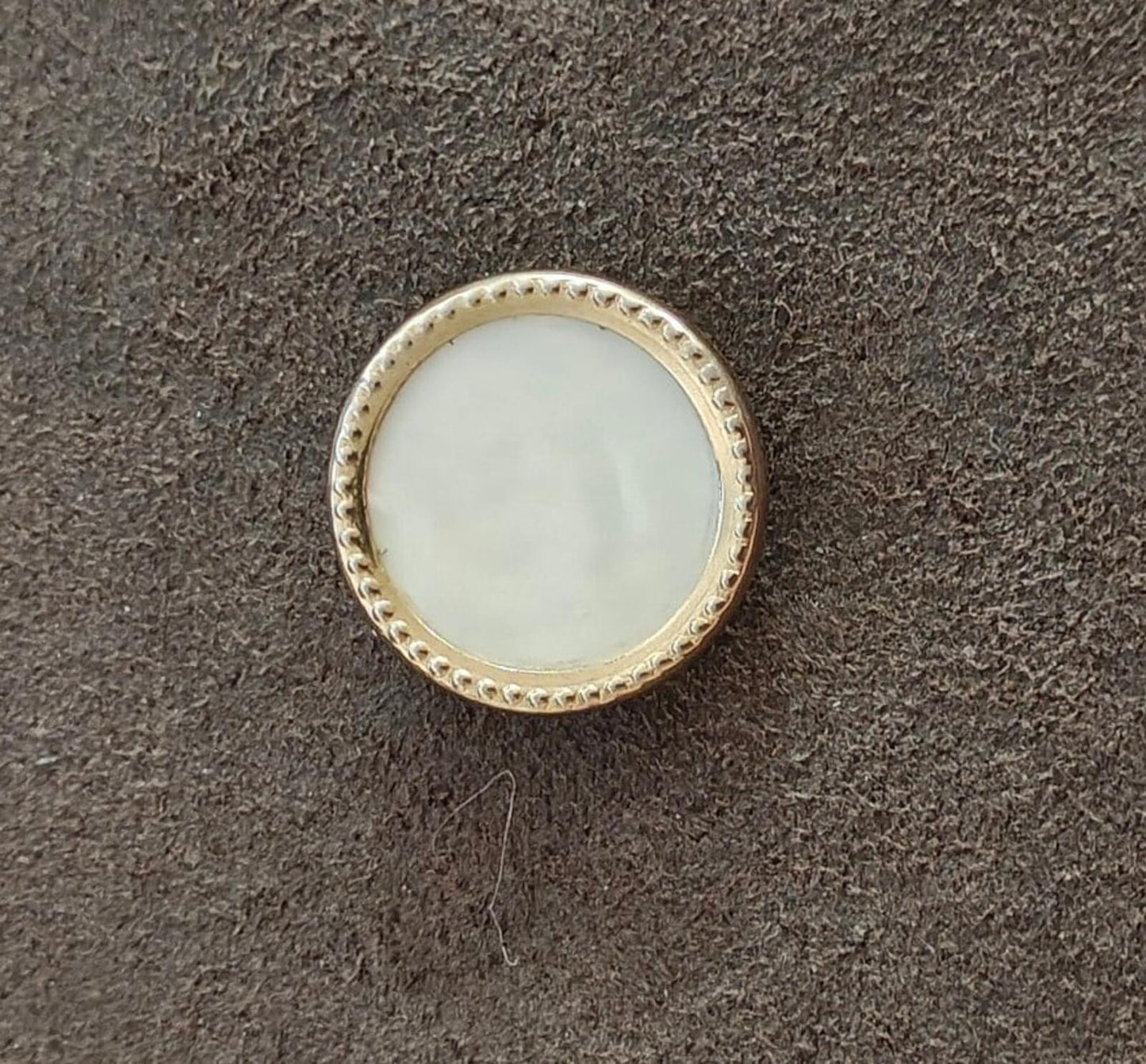1950s General Manufacturing Co. Mother Of Pearl (MOP) Magnetic Seamstress Brooch