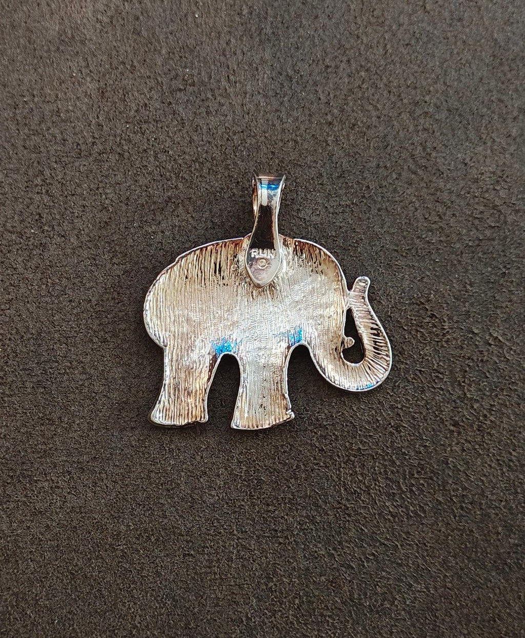 1980s/90s "Wearable Art" by  Roman Enamel Elephant Pendant