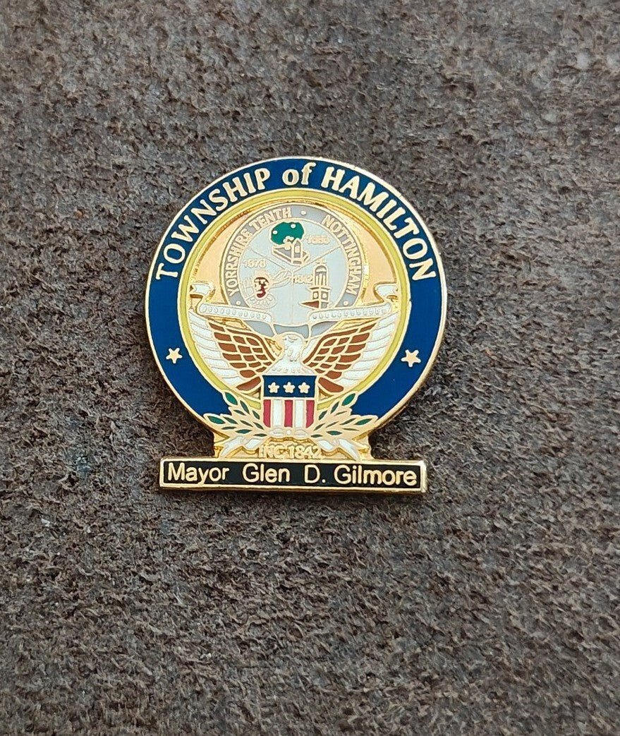 Commemorative Township Of Hamilton Gold Tone Pin