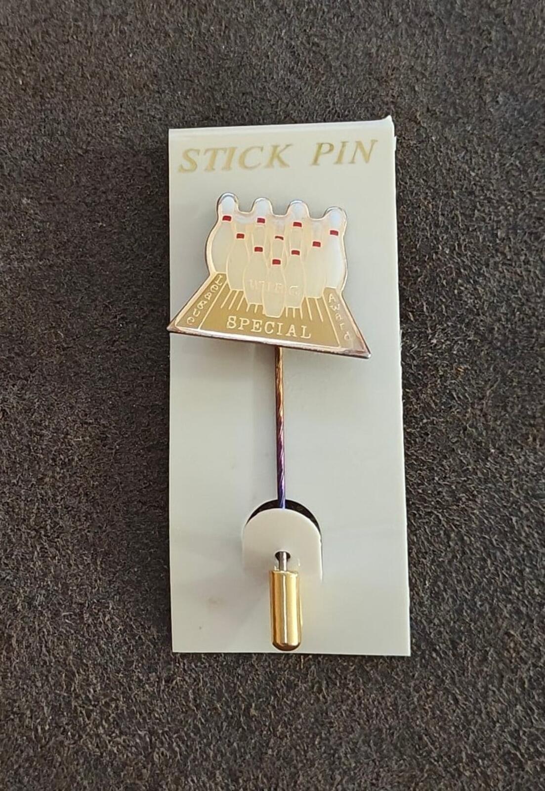 1970s/80s WIBC Special League Award Gold Tone Stick Pin