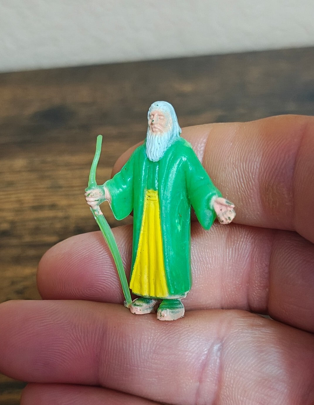 1950s Rare Moses Holding a Staff Plastic Figure/Figurine
