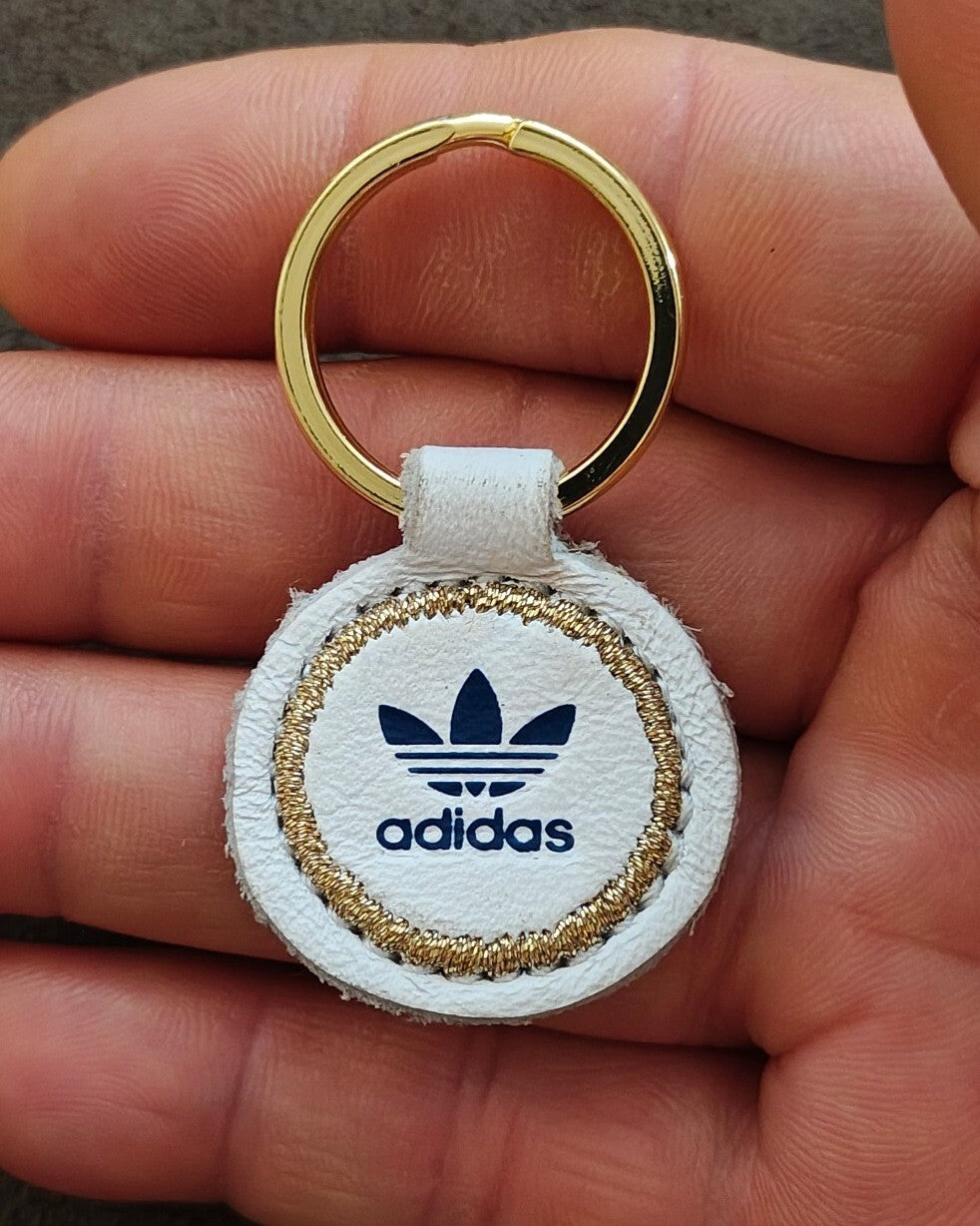 Adidas Originals Trefoil Leather Keychain