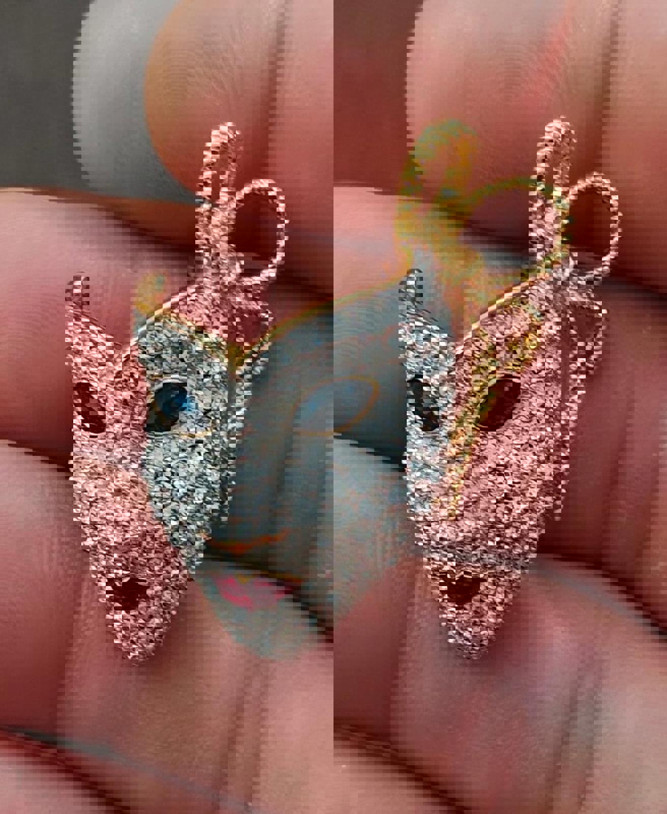 1990's Swarovski Mardi Gras Masquerade Mask Pave Crystals Brooch