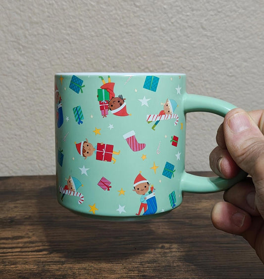 Cute & Colorful Wondershop 18 oz Ebony Glenn Christmas Stoneware Mug