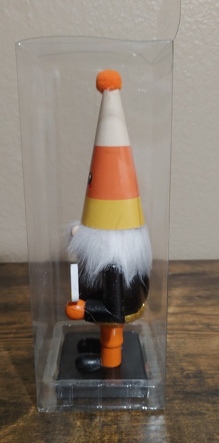 Halloween Acorn Gnome 9" Wooden Figure