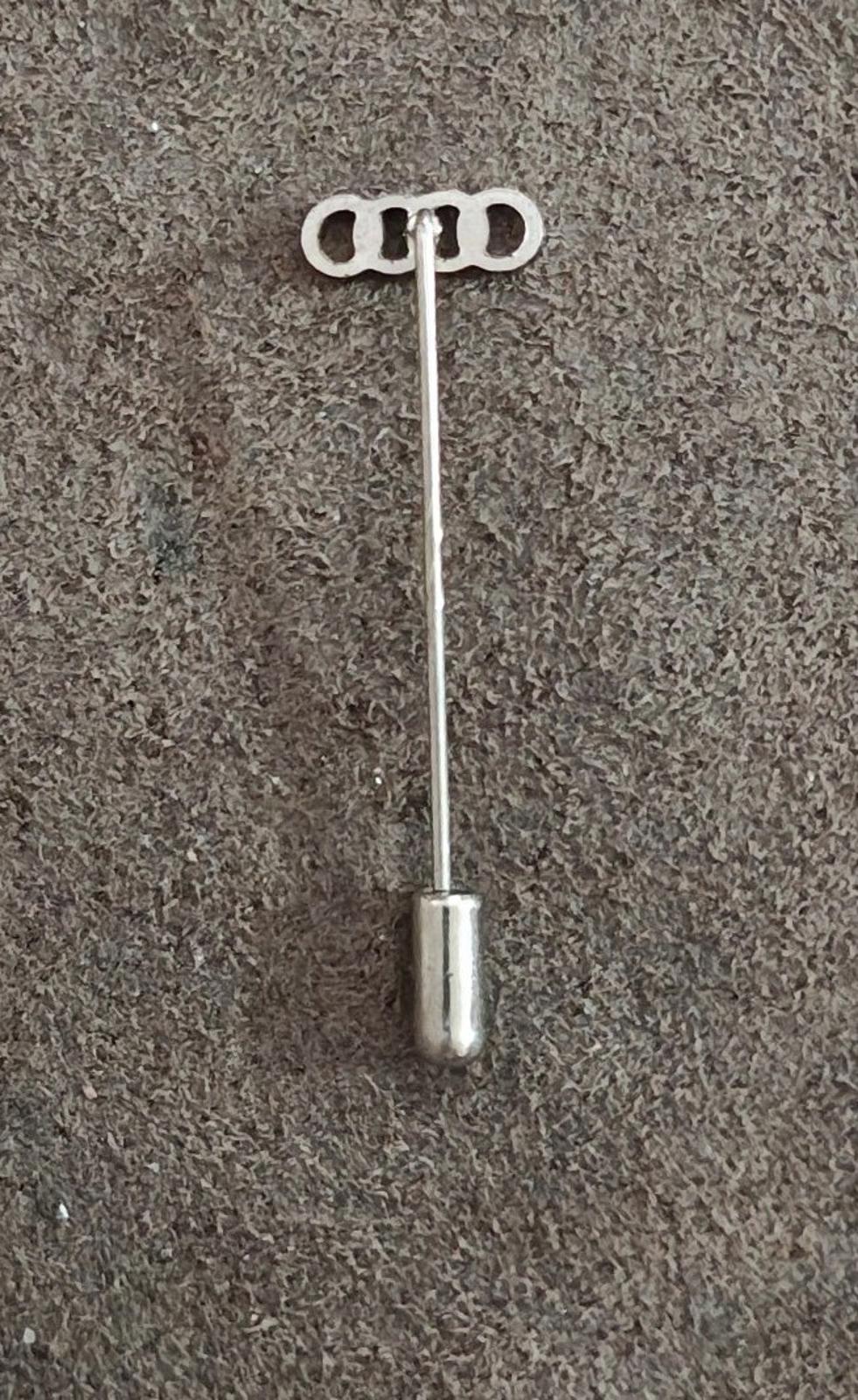1980's Audi Silver Tone Stick Pin