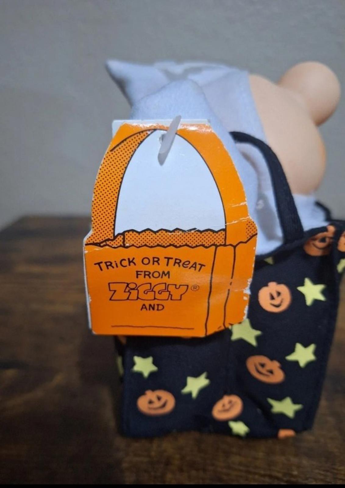 1991 Vintage Halloween " Boo I Love You" 7" Ziggy Plush