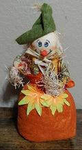 Fall Harvest Stuffed Scarecrow Doll