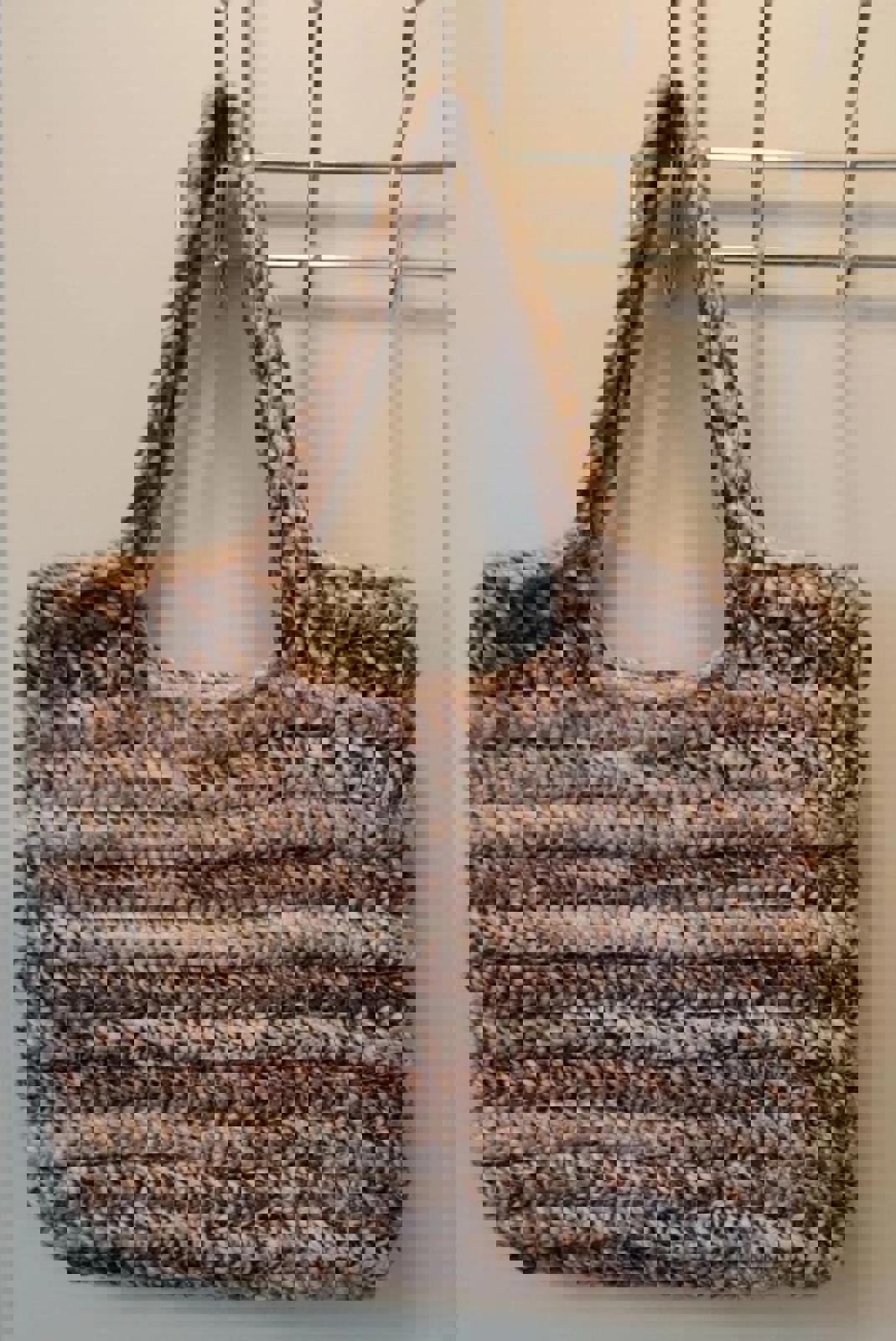 Beautiful Hand Knit Market Large Purse/Shoulder Bag/Tote bag