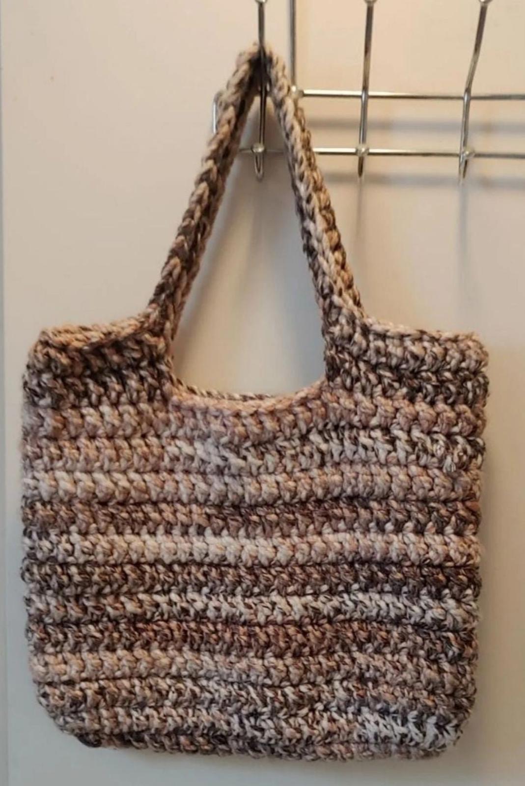 Beautiful Hand Knit Market Large Purse/Shoulder Bag/Tote bag