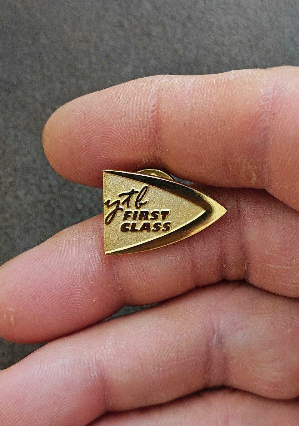 YTB International "First Class" Gold Tone Pin