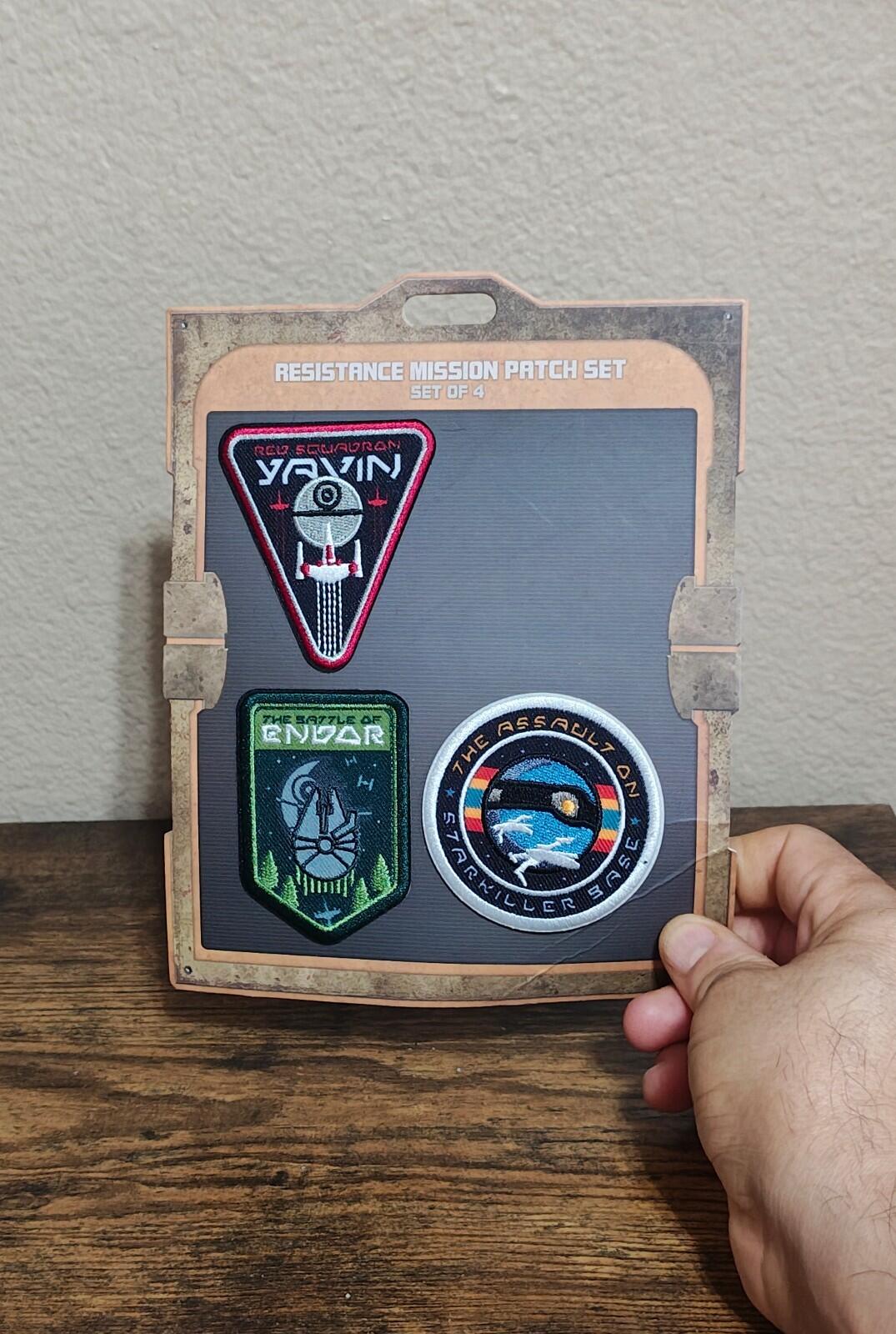2019/2020 Star Wars Galaxy's Edge Resistance Mission Patch Set.