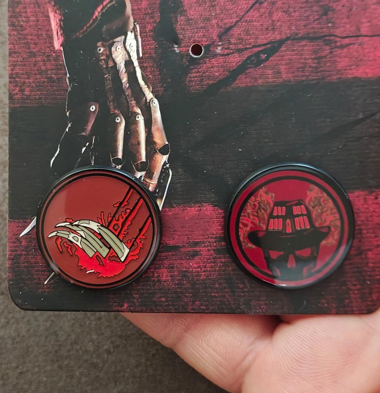 A Nightmare on Elm Street" Enamel Pin Set