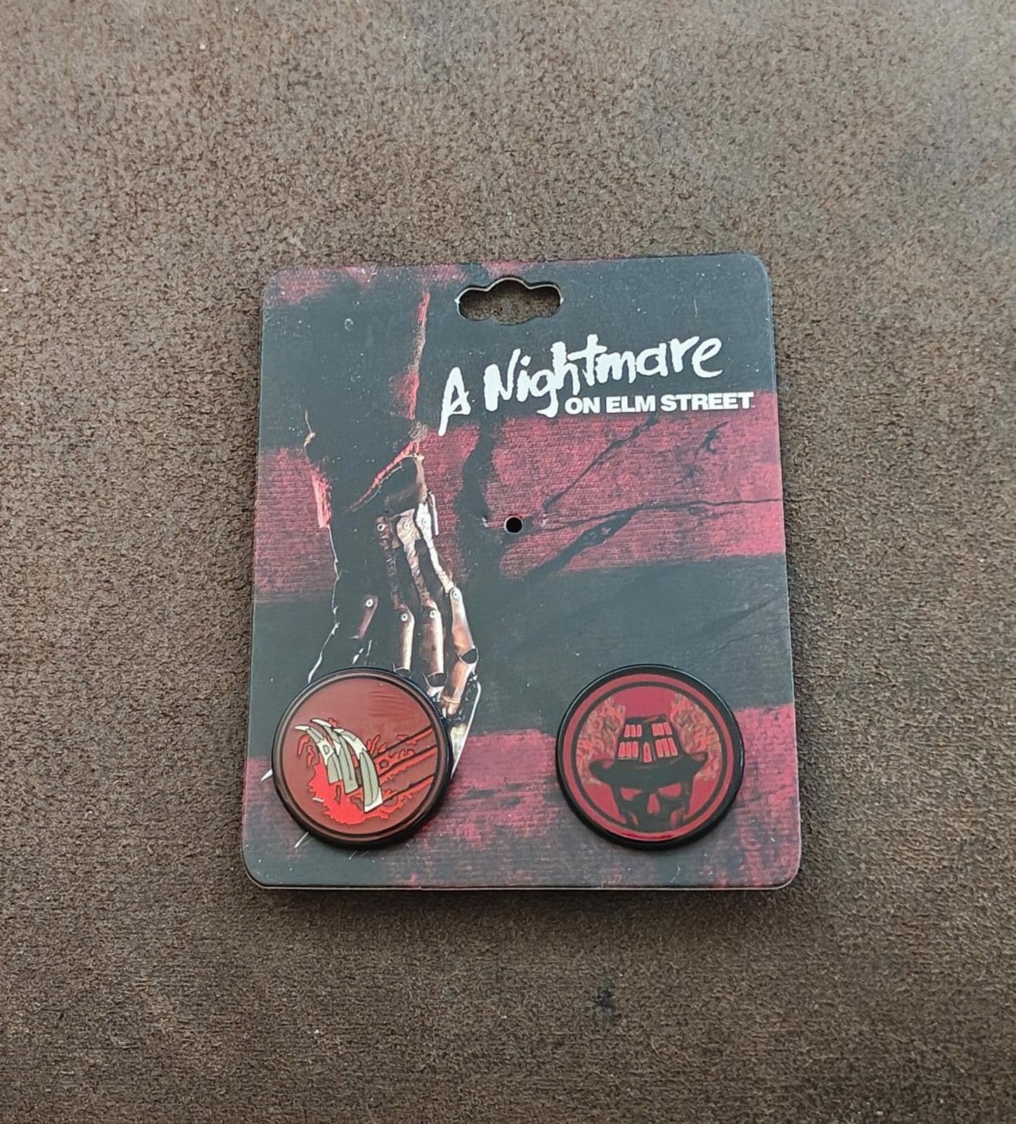 A Nightmare on Elm Street" Enamel Pin Set