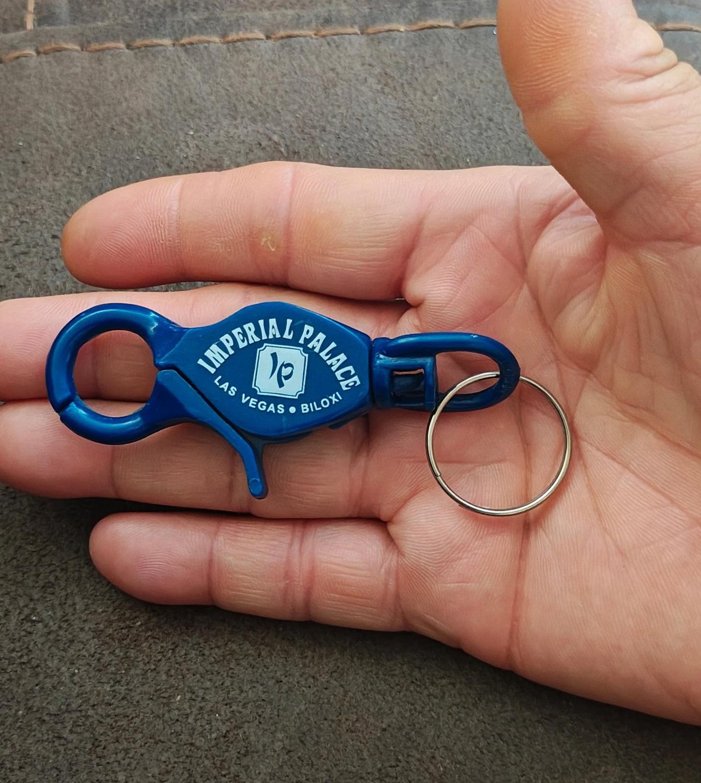 1990s Vintage Imperial Palace Las Vegas Biloxi Casinos Keychain
