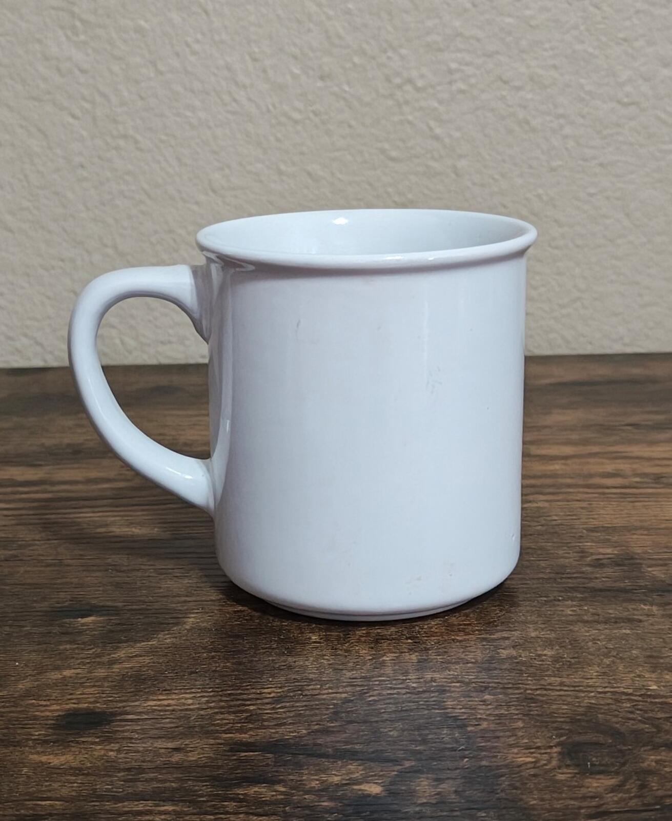 Fun Cat Mama Ceramic White & Blue Cat Mug