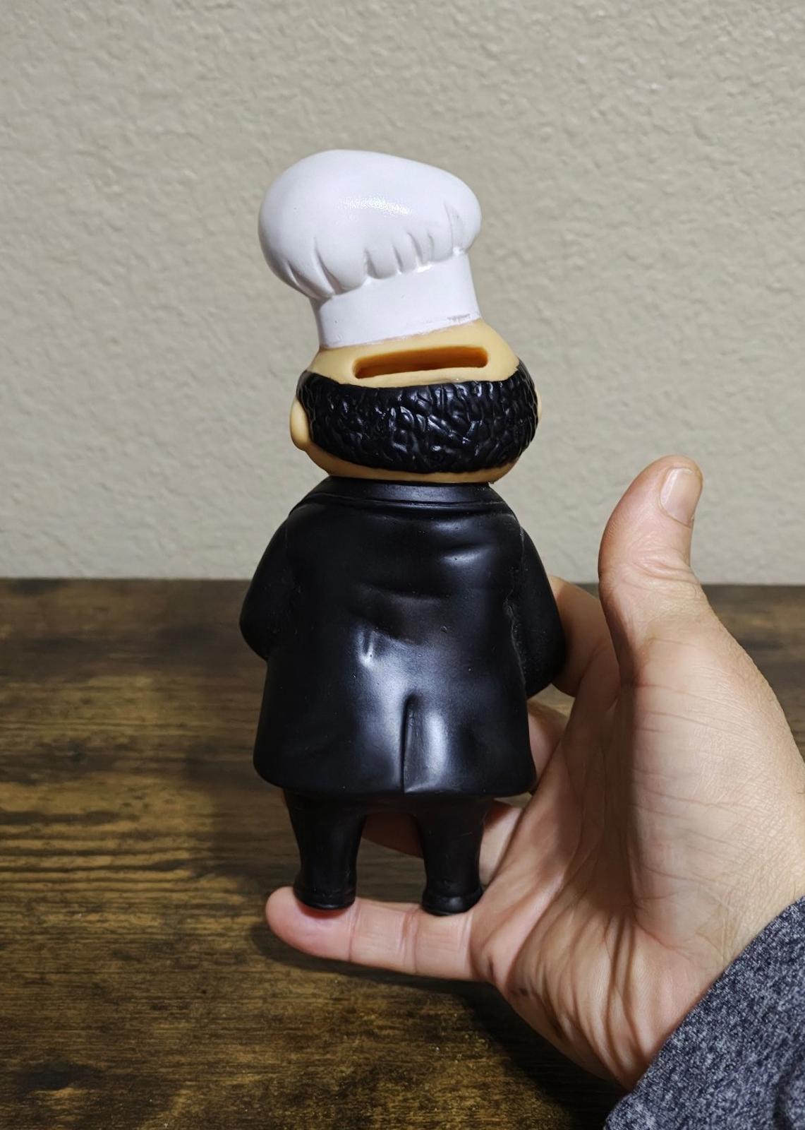 1980s Vintage Magic Chef Advertising Vinyl/Rubber Coin Bank