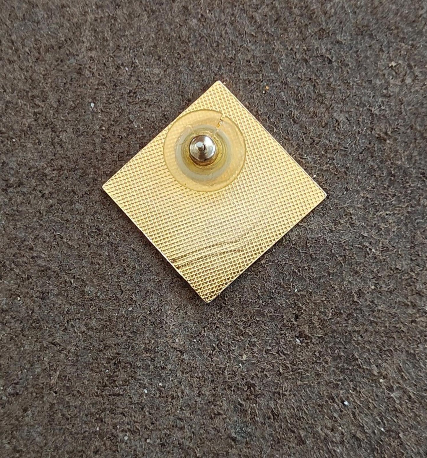 1980's Geometric Minimalist Gold Tone Pin