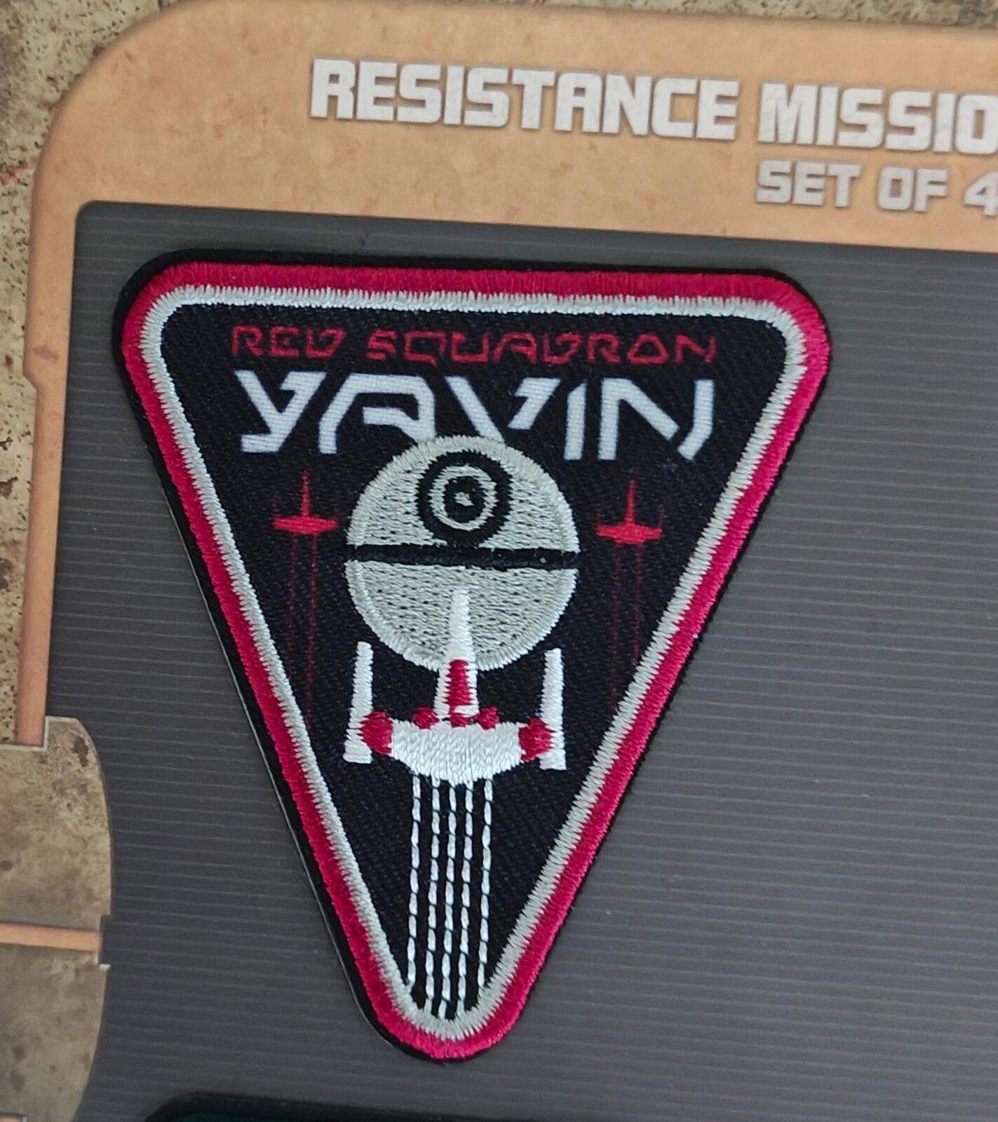 2019/2020 Star Wars Galaxy's Edge Resistance Mission Patch Set.