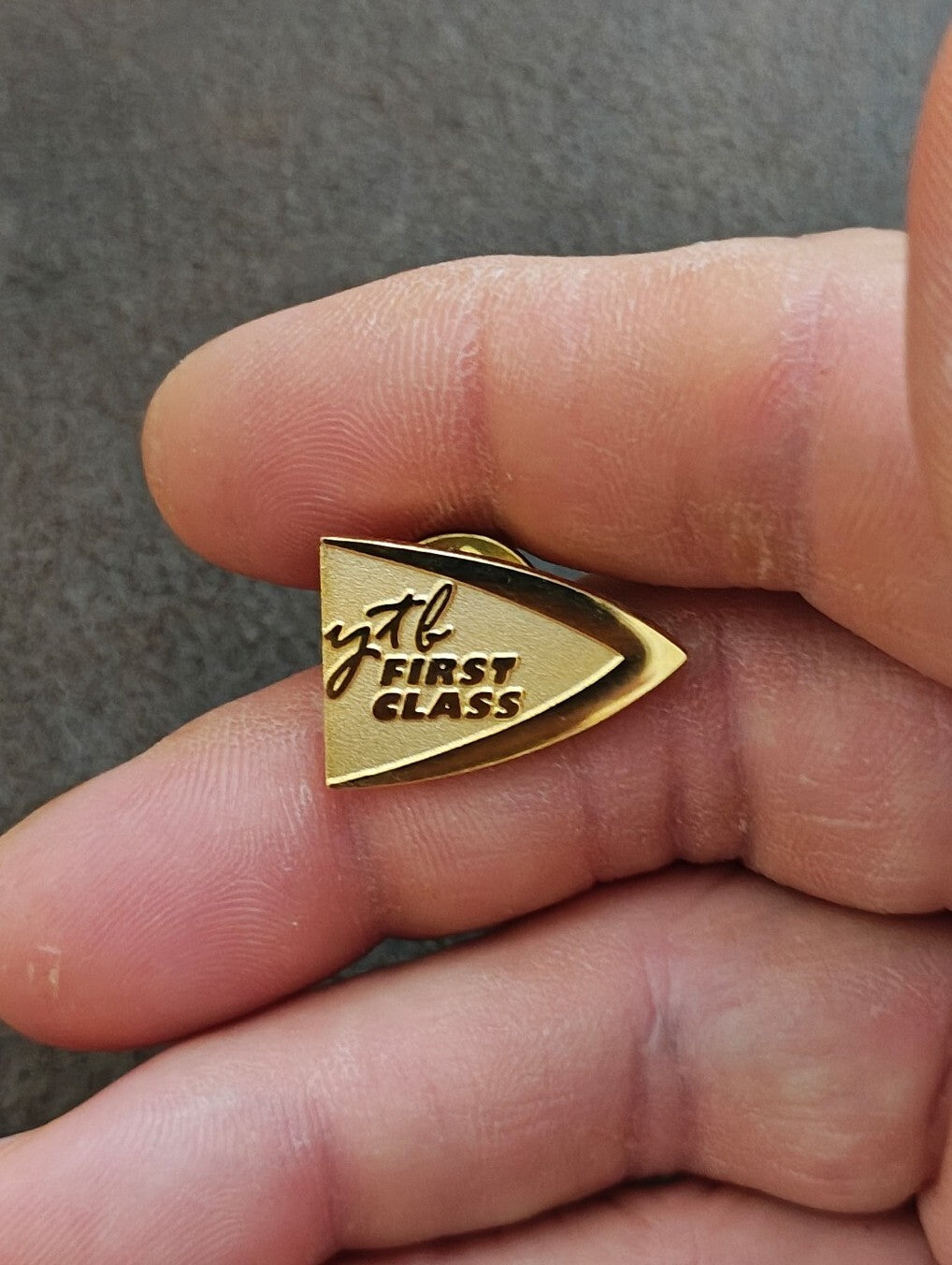 YTB International "First Class" Gold Tone Pin