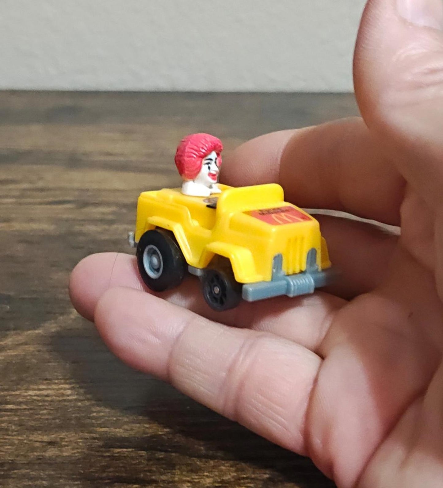 1985 Ronald McDonald Happy Meal Runabout Car