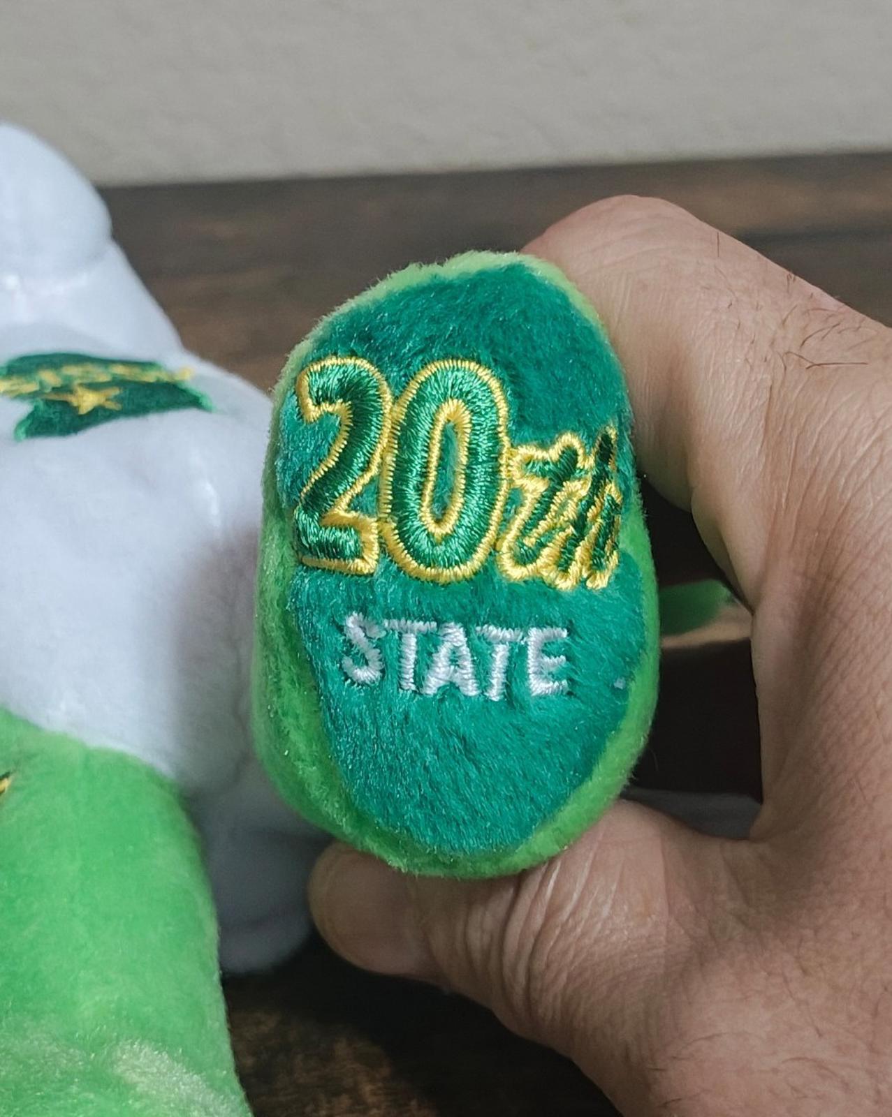 2002 Limited Treasures Mississippi State Quarter Bear Collectible Plush
