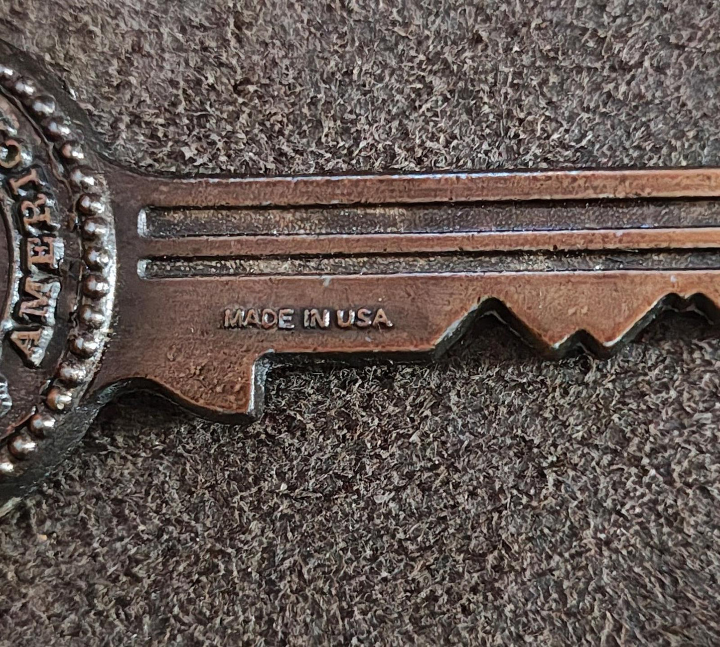 70s/80s Vintage USA US Capital Washington DC Travel Souvenir Keychain