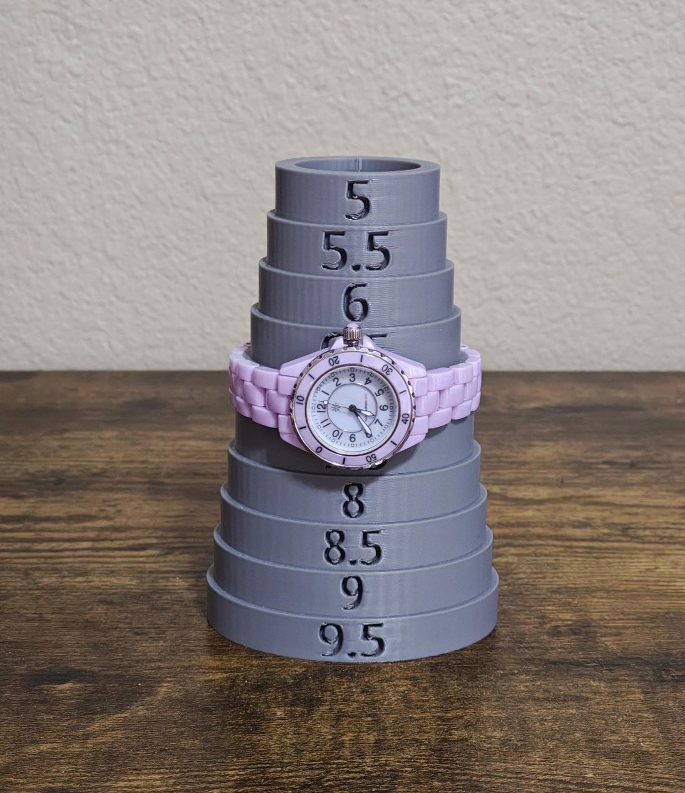 90's Isaac Mizrahi Live! Ceramic Purple Watch With Mother Of Pearl Dial