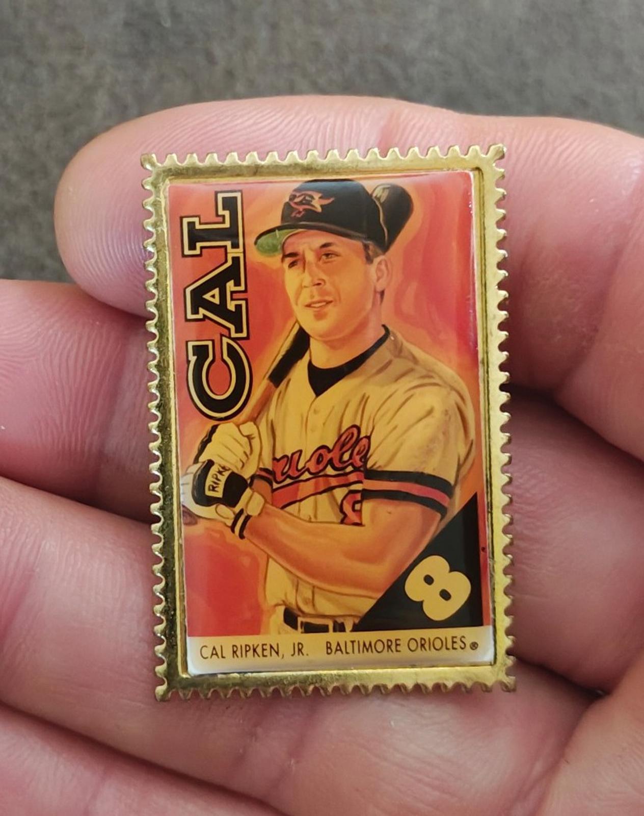 1990's WinCraft Baltimore Orioles Cal Ripken Jr. Gold Tone Pin