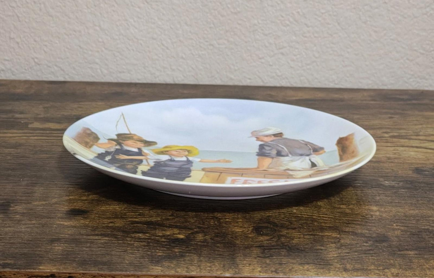 1983 Knowles "Fish Story" from Friends I Remember By Jeanne Downs Plate