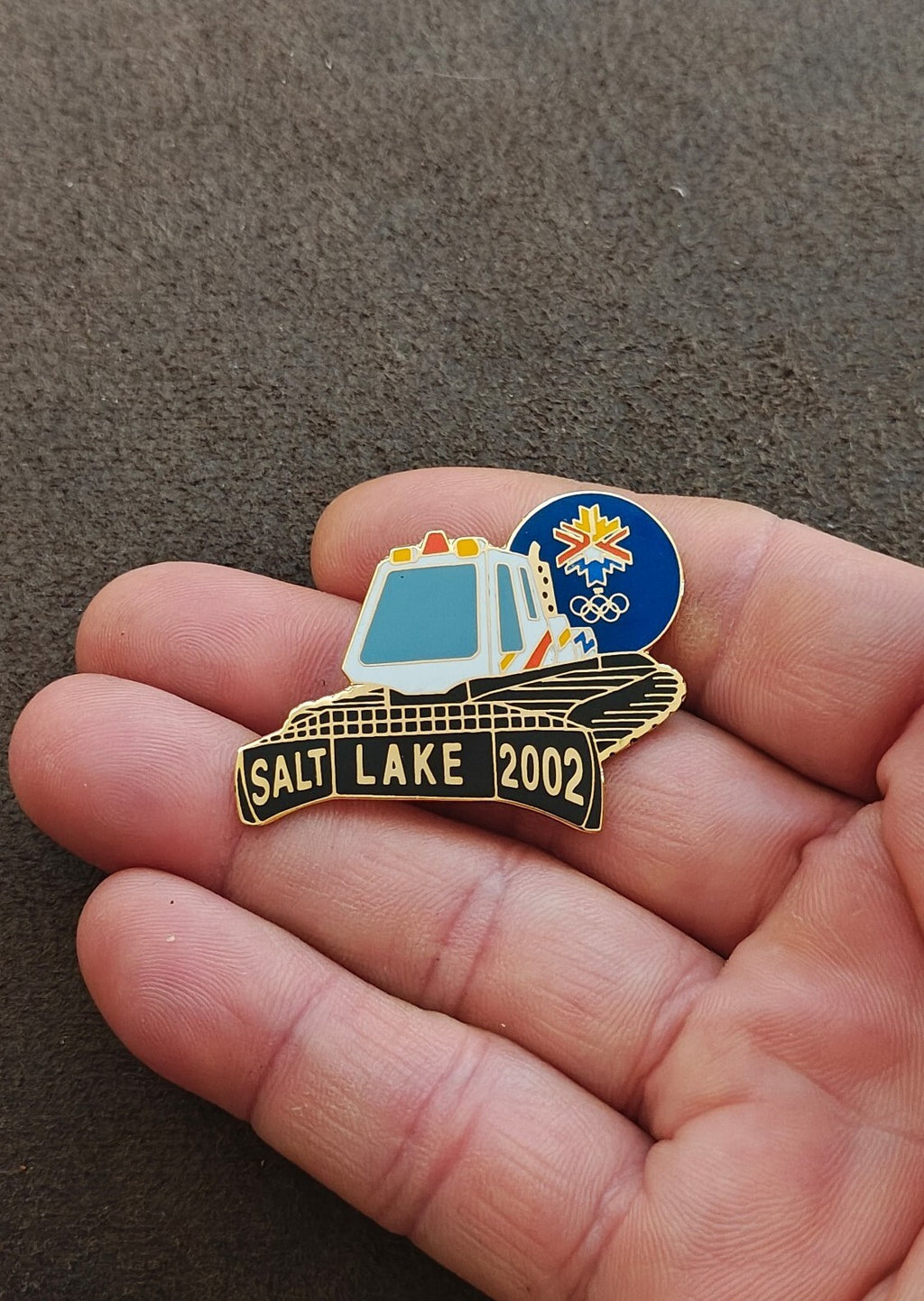 Salt Lake 2002 Winter Olympic Games Trail Groomer Pin