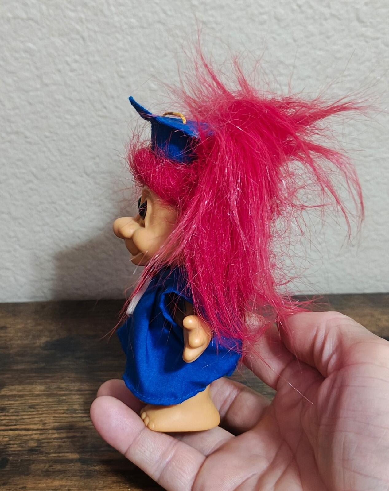 1990s Russ Berrie Graduation Troll Doll