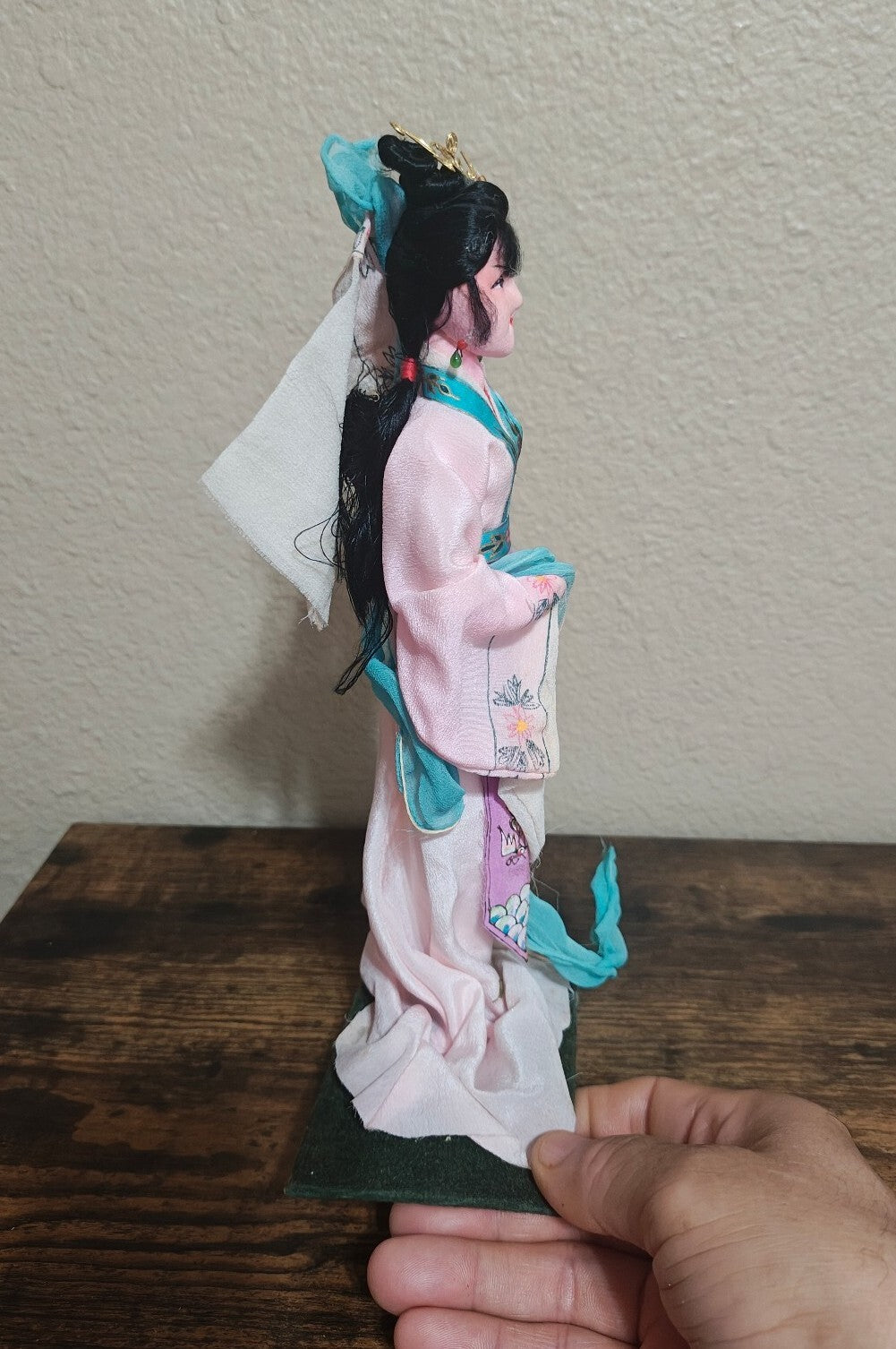 1970s Chinese Silk Costume Doll