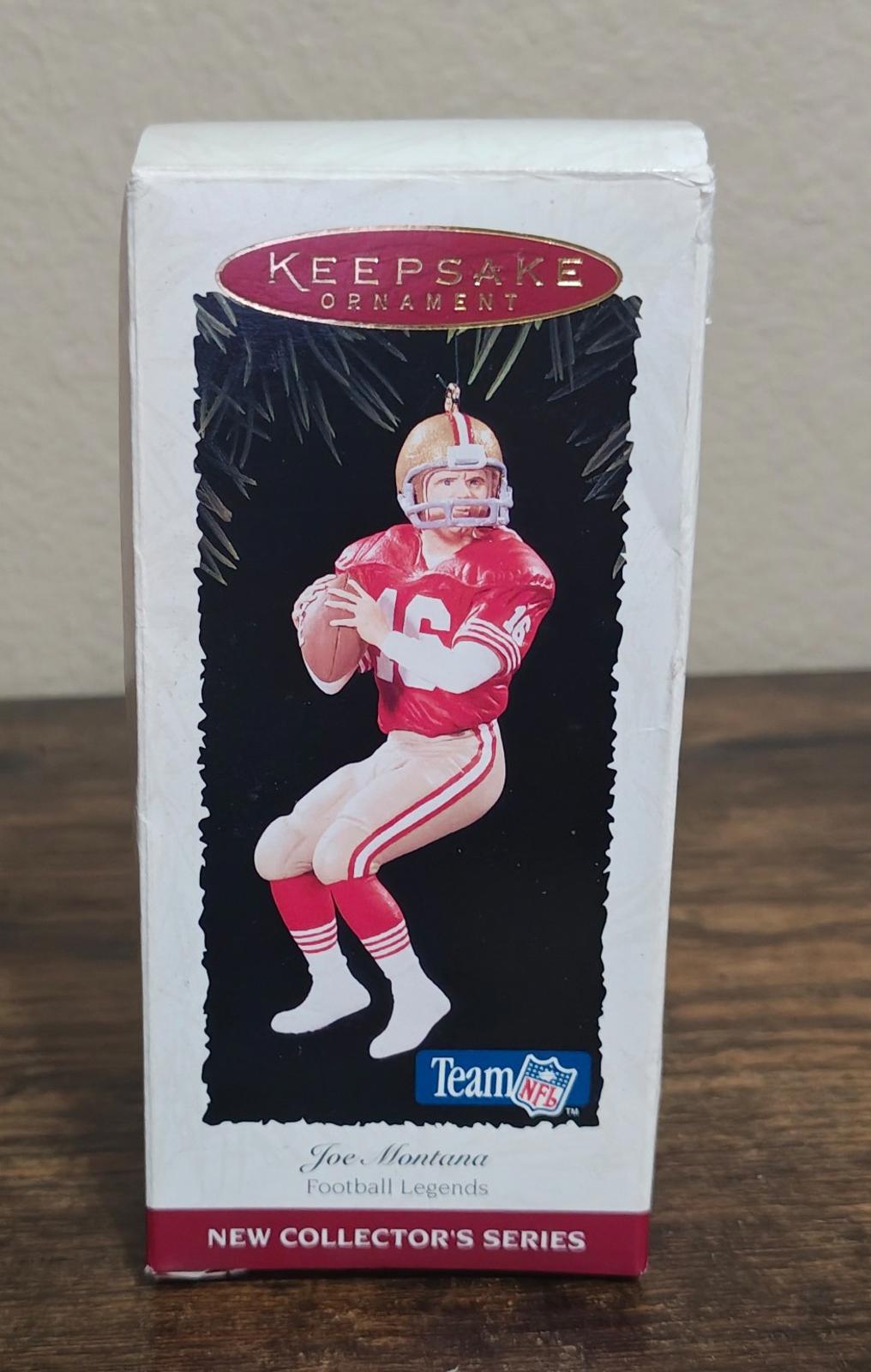 1995 Hallmark Keepsake Joe Montana Football Legends Ornament
