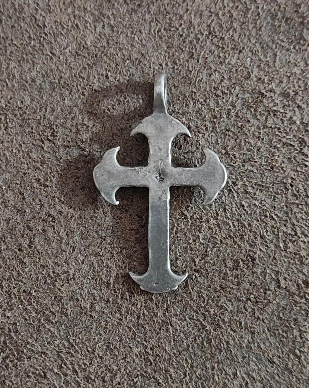 1980s Gothic Style Pewter Pendant