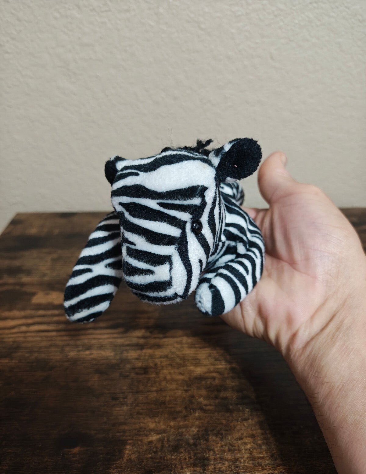 1995 Ty Beanie Baby Ziggy the Zebra Plush