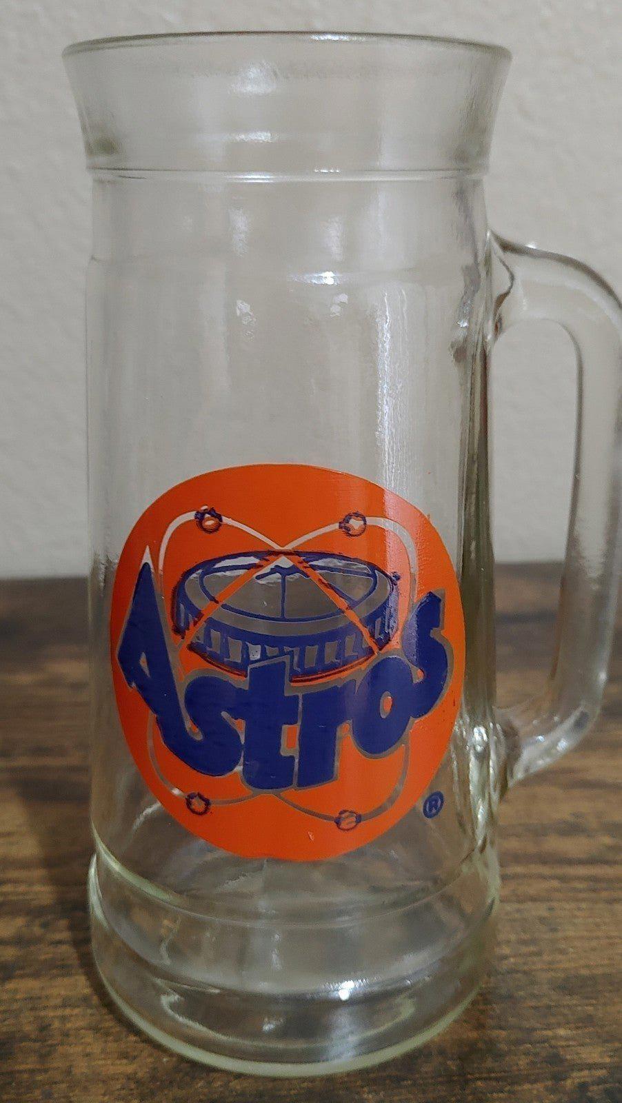 1970's Houston Astros Astrodome Tall Beer Glass Mug