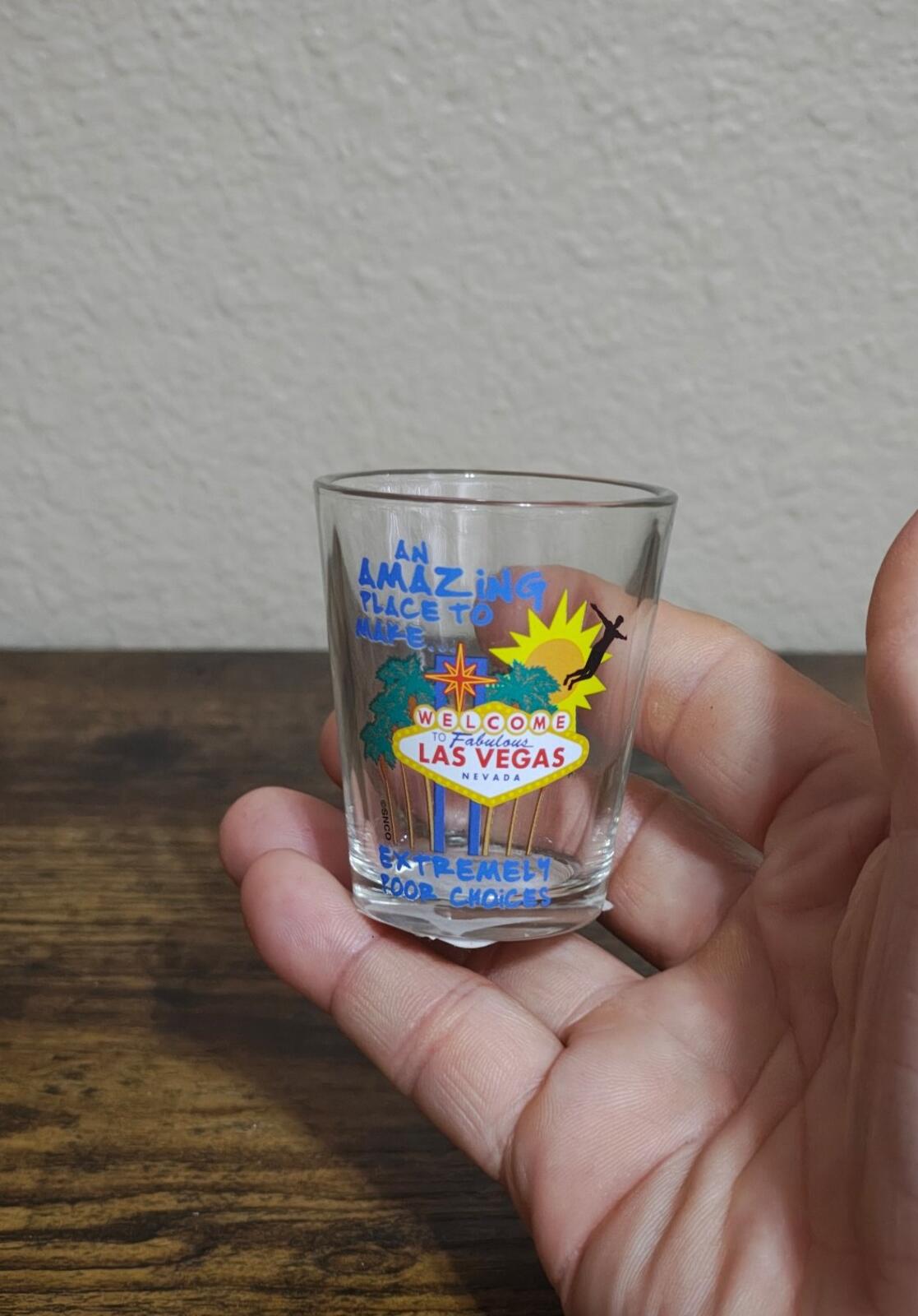 An Amazing Place To Make Poor Choices Las Vegas Shot Glass