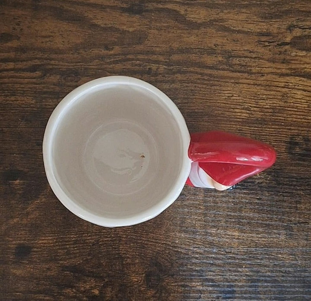 Happy Holidays Gnome 16 oz Ceramic Red Mug