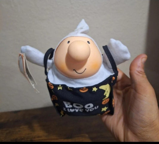 1991 Vintage Halloween " Boo I Love You" 7" Ziggy Plush