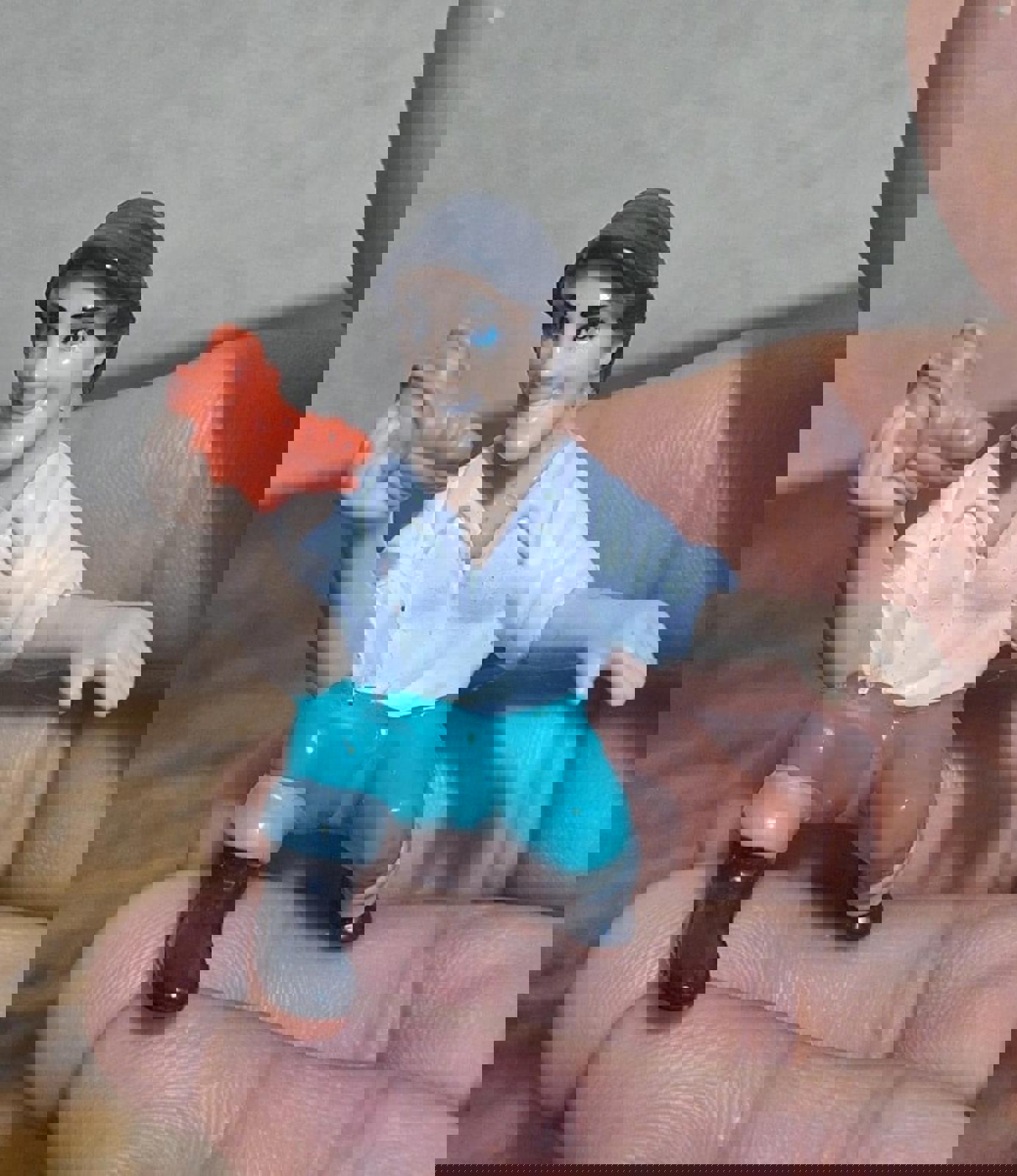 1989 Disney The Little Mermaid Prince Eric Holding Sebastian PVC