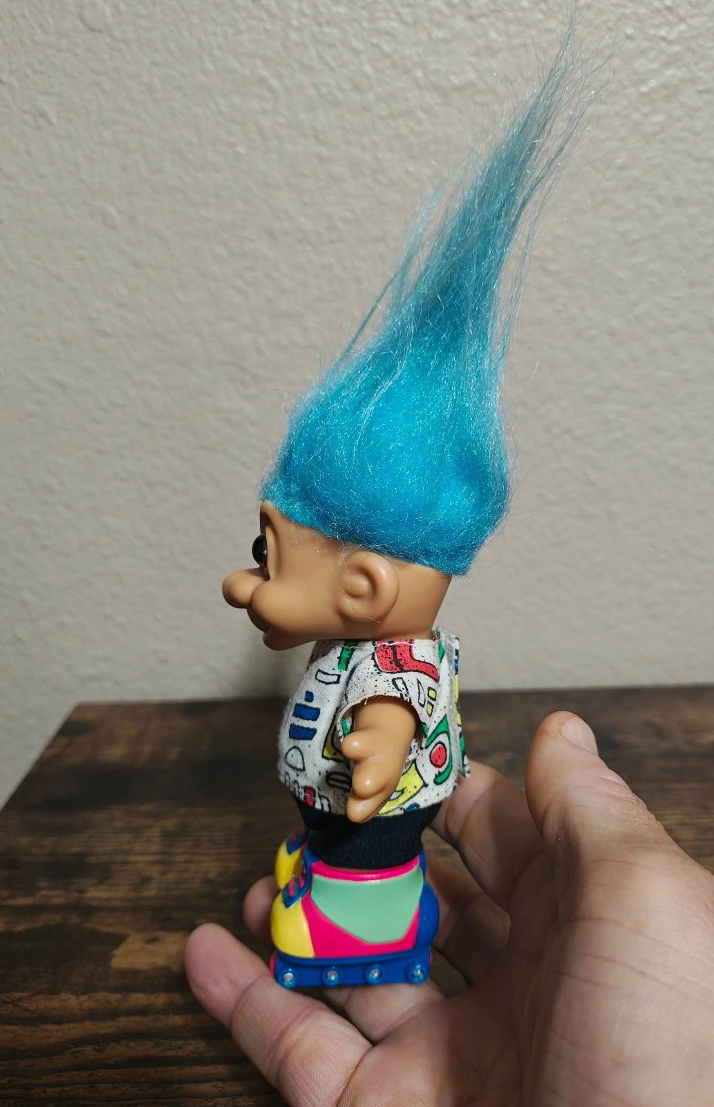1990s Vintage Russ Troll Doll "Roller Blader Edition.