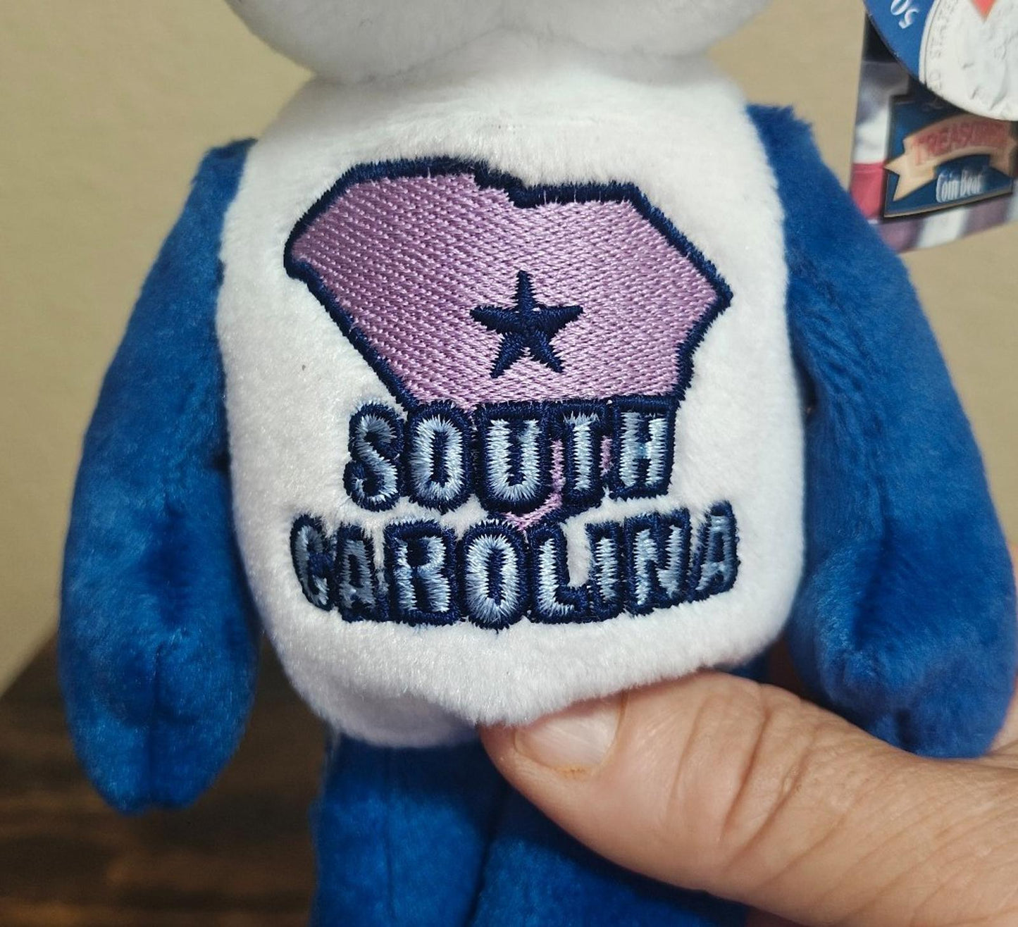 2001 Limited Treasures South Carolina State Quarter Bear Collectible Plush