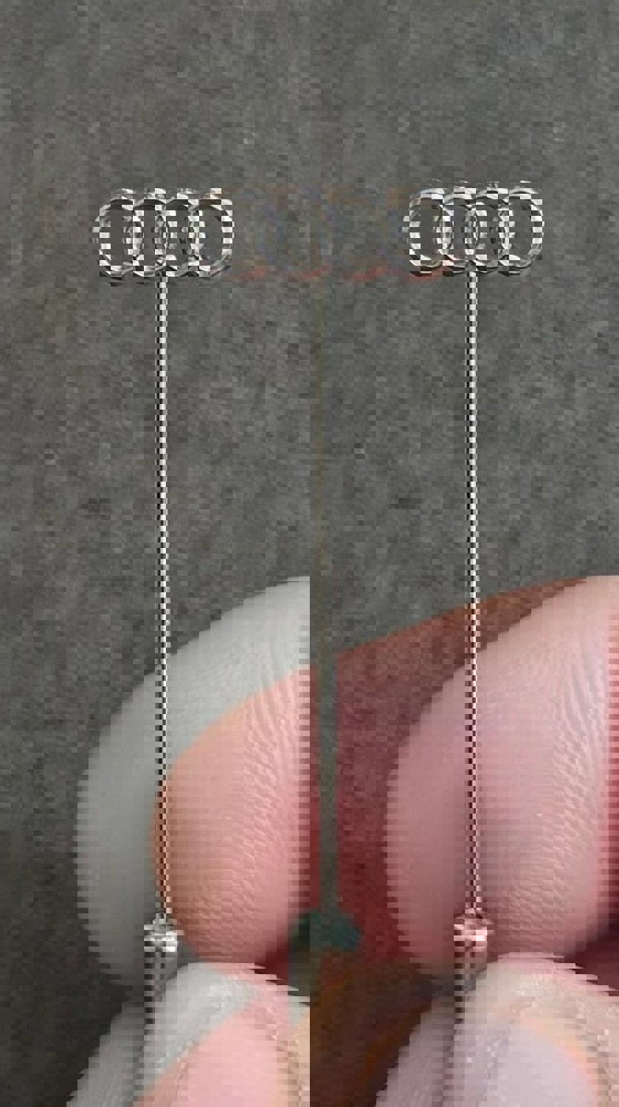 1980's Audi Silver Tone Stick Pin