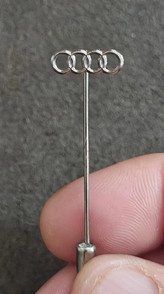 1980's Audi Silver Tone Stick Pin