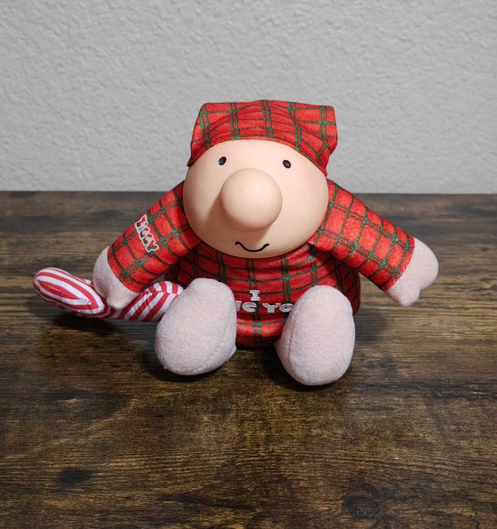 1991 Vintage "I Love You" 7" Christmas Ziggy Plush