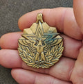 Vintage U.S. Meritorious Service Brass Medal