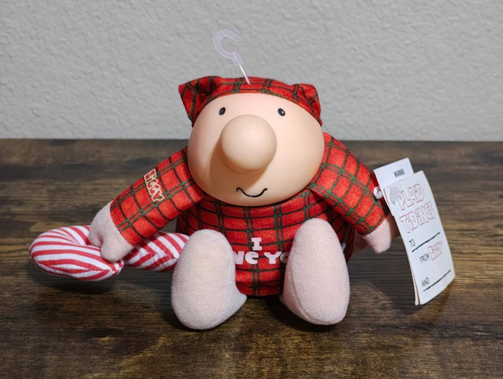 1991 Vintage"I Love You" 7" Christmas Ziggy Plush